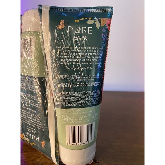 Pure Gillette by Venus Honeyflower Shave Cream w/Shea Butter Lot of 3 - 6 FL Oz - Picture 4 of 4